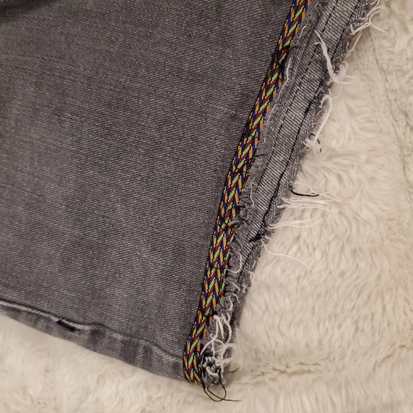 Bullhead Denim Co Denim High Rise Shorts With Contrast 5 - Picture 3 of 9